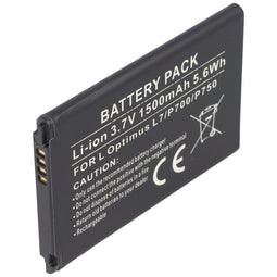 AccuCell battery suitable for LG Optimus L7, Optimus P700, BL-44JH