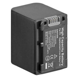 AccuCell battery suitable for Sony NP-FP90 battery silver