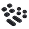 AccuCell cable management - cable clips, cable holder - set of 10 black