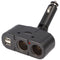 AccuCell car adapter, cigarette lighter distributor - plug to 2x socket + USB