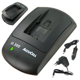 AccuCell charger suitable for Canon BP-709 battery, BP-718, BP-727, BP-745