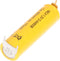 AccuCell Flat Top NiCd-batterij 1,2 V 600 mAh / AA soldeertag 3-voudige print + / - geschikt voor noodstroomtoepassingen
