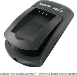 AccuCell lader en batterij geschikt voor Nikon EN-EL14 batterij