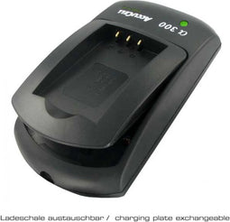 AccuCell snellader geschikt voor batterij Samsung SLB-11A