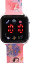 Accutime - LED Watch Disney Princess - Kinderhorloge Met LED Display Voor Datum en Tijd - Roze