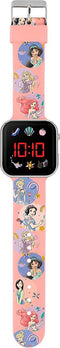 Accutime - LED Watch Disney Princess - Kinderhorloge Met LED Display Voor Datum en Tijd - Roze