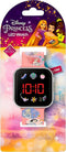 Accutime - LED Watch Disney Princess - Kinderhorloge Met LED Display Voor Datum en Tijd - Roze