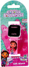 Accutime - LED Watch Gabby's Dollhouse - Kinderhorloge Met LED Display Voor Datum en Tijd - Roze
