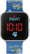 Accutime - LED Watch Paw Patrol - Kinderhorloge Met LED Display Voor Datum en Tijd - Blauw