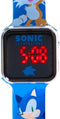 Accutime - LED Watch Sonic - Kinderhorloge Met LED Display Voor Datum en Tijd - Blauw