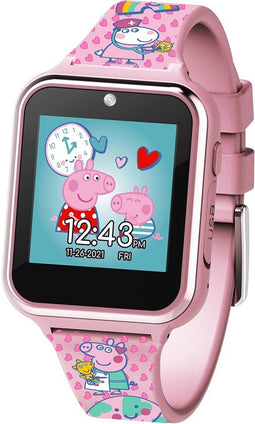 Accutime Peppa Pig Smartwatch Kinderen - Selfie Camera, Foto & Video - Roze