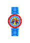 Accutime - Super Mario - Time Teacher - Educatief Horloge - Leer Klokkijken - Blauw