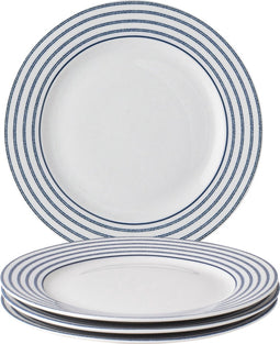 Laura Ashley Blueprint Collectables - Borden set van 4 - Ø 20cm - Candy Stripe