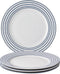 Laura Ashley Blueprint Collectables - Borden set van 4 - Ø 20cm - Candy Stripe