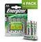 Energizer ENR Recharge Power Plus 2000 AA - Oplaadbare Batterijen - 1000x herlaadbaar (4 stuks)