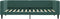 vidaXL - Slaapbank - 90x200 - cm - fluweel - donkergroen