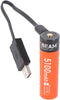 AceBeam 21700 Li-ion batterij met sterke 5100mAh USB-C max. ontlaadstroom 20A, 77,8 x 21,37mm