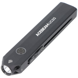 AceBeam UC20 LED Flashlight with Three Light Sources, up to 1,000 Lumens, with UV Light, Slim Design