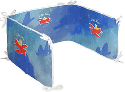 Wiegbeschermer HappyFriday Le Petit Prince Son avion Multicolour 210 x 40 cm