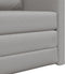 vidaXL - Vloersofa - Bed - 2-in-1 - Cloud - Grijs - 74x77x81 - cm - Stof