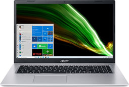 Acer Aspire 3 A317-53-36WC Intel® Core™ i3 i3-1115G4 Laptop 43,9 cm (17.3") Full HD 8 GB DDR4-SDRAM 512 GB SSD Wi-Fi 5 (802.11ac) Windows 11 Home Zilver