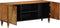 vidaXL - TV - Kast - 105x33x46 - cm - Massief - Mangohout