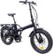 Villette le Gros, elektrische vouw fatbike 10.4Ah 7sp 20 inch zwart