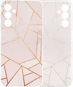 imoshion Hoesje Geschikt voor Samsung Galaxy A25 (5G) Hoesje Siliconen - imoshion Design hoesje - Meerkleurig / Pink Graphic