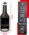 BBQ Collection Buitenhaard - Tuinhaard 134 x 44,5 x 44,5 cm - Terraskachel met As-Opvangbak Pook Houtopslag - Zwart