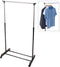 Storage solutions Kledingrek met wielen enkele stang 80x42x(90-165) cm