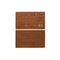 Deurmat DKD Home Decor Bruin Rubber Kokosnoot (75 x 45 x 2,3 cm) (2 Stuks)
