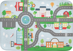 Achoka Speelkleed Verkeer en Vliegveld, 100x150cm