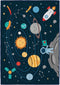 Achoka Speelkleed Zonnestelsel, 100x150cm