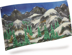 Achtergrond doek- Schilderij 150X75 cm kerst