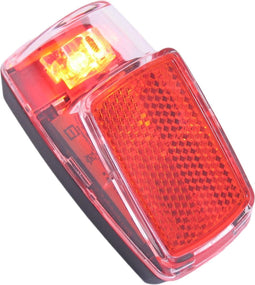 Achterlicht spatbord Edge Vida - 1 led - inclusief batterijen (bulk verpakking)