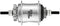 Achternaaf 2 speed Sturmey Archer automatic A2K GTS - zilver