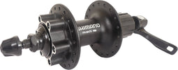 Achternaaf 8/9/10 speed Shimano FH-M475 - 36 gaats - 6 bouts met remschijf bevestiging - zwart
