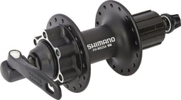 Achternaaf 8/9/10 speed Shimano FH-M525 - 32 gaats - 6 bouts remschijfbevestiging - zwart