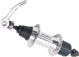 Achternaaf Sunrace HBM53 8/9 speed 36 gaats met snelspanner - zilver