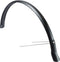 Achterspatbord 28 Eurofender Lampo 58mm breed - mat zwart