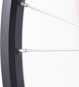 Achterwiel 28 x 1/4 aluminium Freewheel QR - zwart