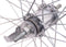 Achterwiel 28 x 1/4 aluminium Shimano remnaaf - zilver