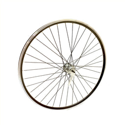 Achterwiel 28x1 5/x1 3/8 Nexus 3 remnaaf aluminium velg, zwart.