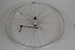 Achterwiel 700C uitval cass.8/9V Chrina zilver