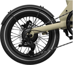 Achterwiel Morning V2 16 inch zwart