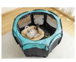 Achthoekige behuizing voor puppy's L - Mpets