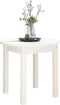 vidaXL - Salontafel - Ø - 45x40 - cm - massief - grenenhout - wit