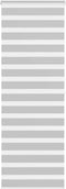 vidaXL - Zebra - rolgordijn - 75x200 - cm - stofbreedte - 70,9 - cm - lichtgrijs