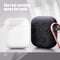 Classic Console Design AirPods Hoesje met Sleutelhanger - Geschikt voor AirPods 1 en 2 - Gray - 360° Bescherming