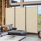 Angel Living Paravent - 3-delig - Opvouwbaar - 243 x 180 cm - Beige
